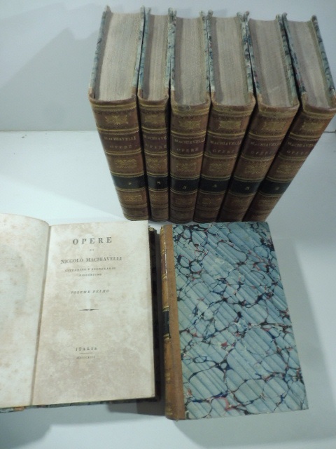 Opere di Niccolò Macchiavelli cittadino e segretario fiorentino. Volume primo ( - ottavo)